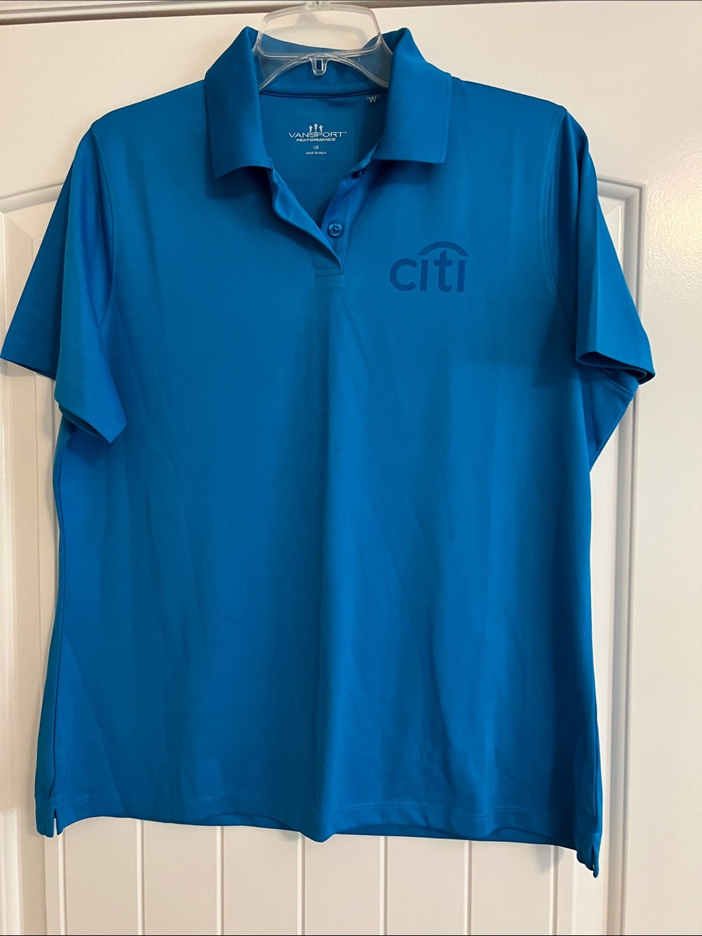 LG Blue Polo Tunic with Subtle Chest Logo
